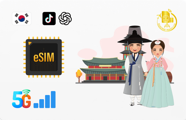 South Korea eSIM (TikTok + ChatGPT)